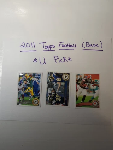 2011 Topps Football💥U Pick💥" Must Buy At Least Two" - Picture 1 of 4