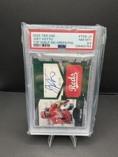 2025 Topps Tier One - Top Shelf Signatures Joey Votto #TSS-JV Green Foil /20