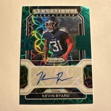 2021 Prizm Kevin Byard Sensational Signatures 44/49 Titans Green Scope Prizm