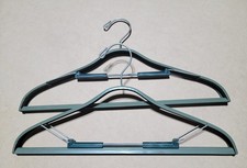 Vintage Metal Clothes Hangers with Slack Spring Retainer