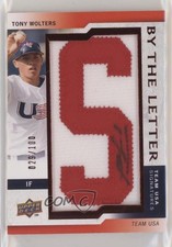 2009 Signature Stars USA By the Letter Signatures 29/100 Tony Wolters Auto 02vr