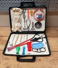 Vintage Hong Kong Medical Kit Playset Carrying Case Doctor Set Complete
