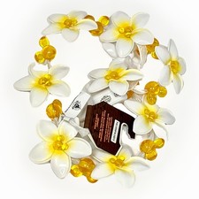 Disney Resort AULANI Movie Exclusive LIGHT UP Mickey Plastic Flower Lei Necklace