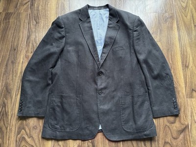 M&S Linen Blend Blazer UK 44M  Black  Suits 44  Chest Regular Fit BNWOT RRP £119