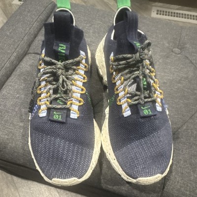 Nike Space Hippie 01 Obsidian Men s Sneakers Blue/Green DJ3056-400