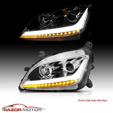 P2011-2019 For Peterbilt 579 587 Led Projector Chrome Headlights Left Side