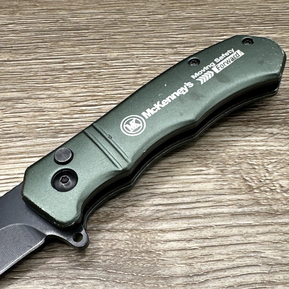 Cuchillos Sarge SK-827 Cuchillo de bloqueo táctico de bolsillo plegable verde acero inoxidable Foto 3 de 4