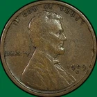 1909-S Lincoln Wheat Cent Very Fine VF Coin #40152