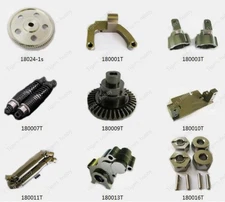 Aluminum alloy metal Upgraded Parts Fit 1:10 HSP 94180 Rc Car Titanium