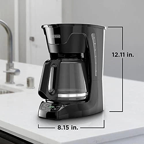 BLACK+DECKER CM1110B-1 Vortex Technology 12 Cup Programmable Coffee Maker Black - Image 3 of 4