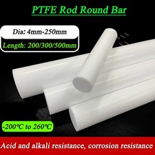 White PTFE Rod Round Bar Cut to Size Reworked...