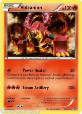 Volcanion 25/114 :: Steam Siege ::  Rare Mint Pokemon Card