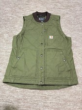 Carhartt Women s Rugged Flex Canvas Insulated Vest S Small 4 6 Model DV4423-W
