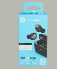 JLab Go POP+ True Wireless Bluetooth Earbuds, In-Ear Headphones. Brand New