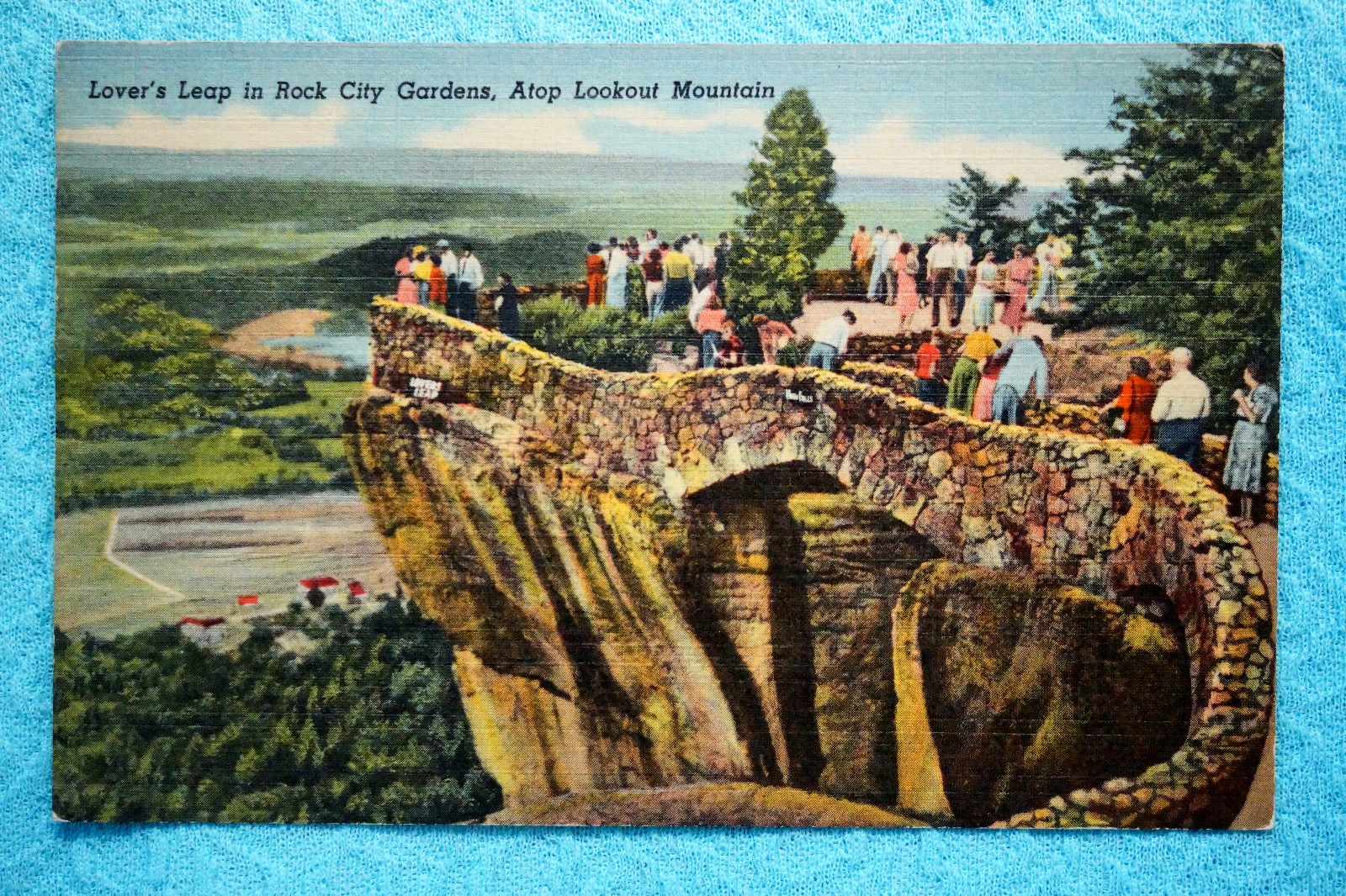 Lover's Leap in Rock City Gardens - Atop Lookout Mountain - Georgia