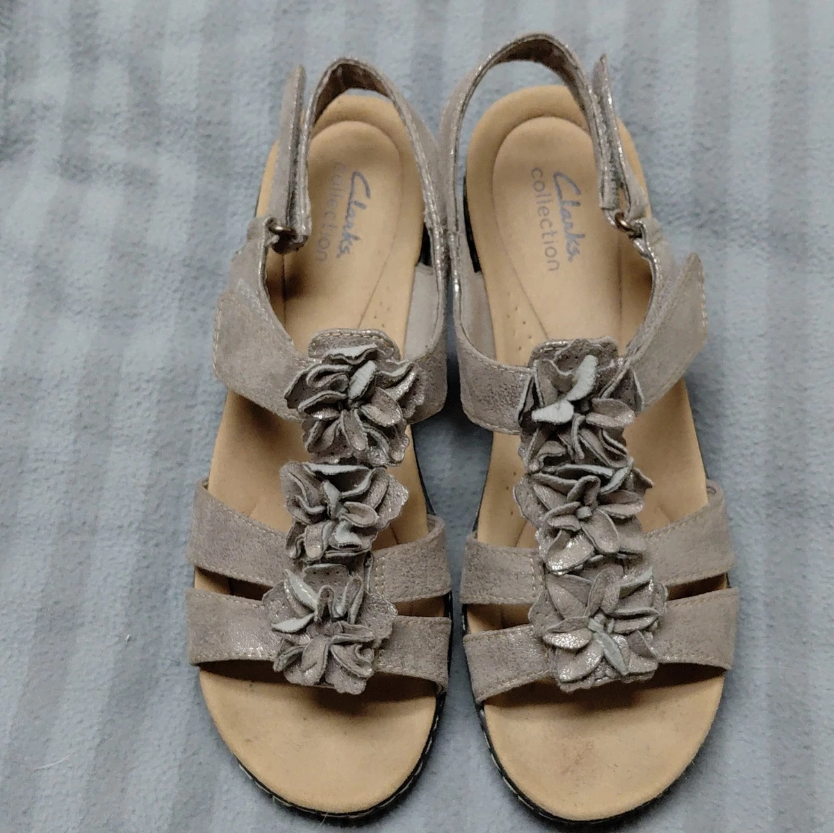 Dansko Mens 44 Vince Fisher Velcro Hook / Loop Sandals Guc Nice Looking Clarks Buckle Casual Solid Sandals for Women for sale | eBay main image 2