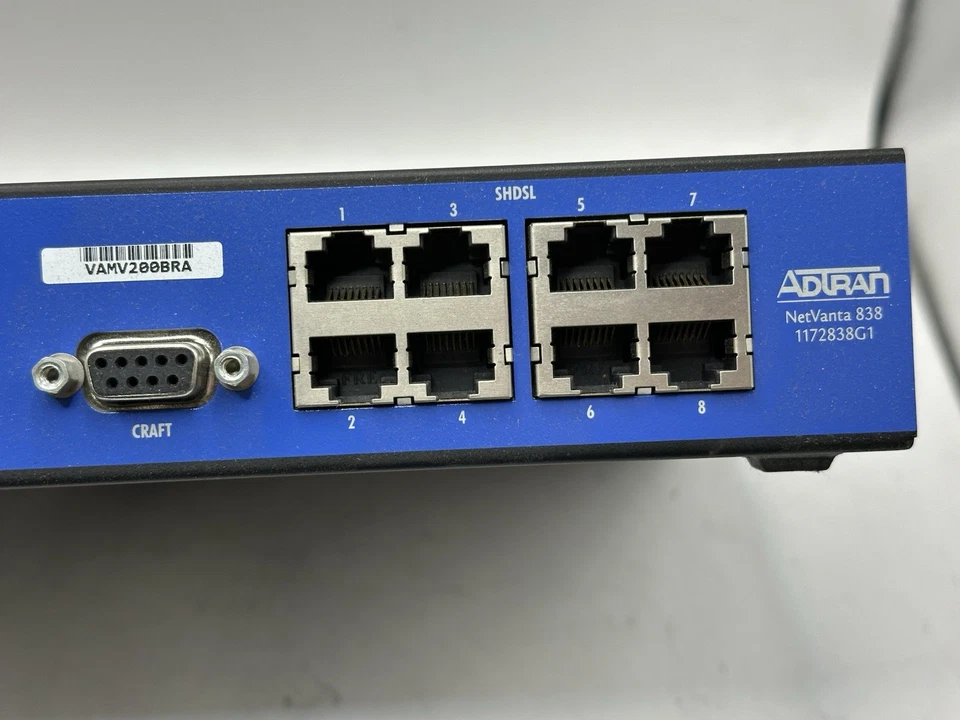 AdTran NetVanta 838T 8 Port Metro Network Ethernet Switch 1172838G1 - Image 3 of 4