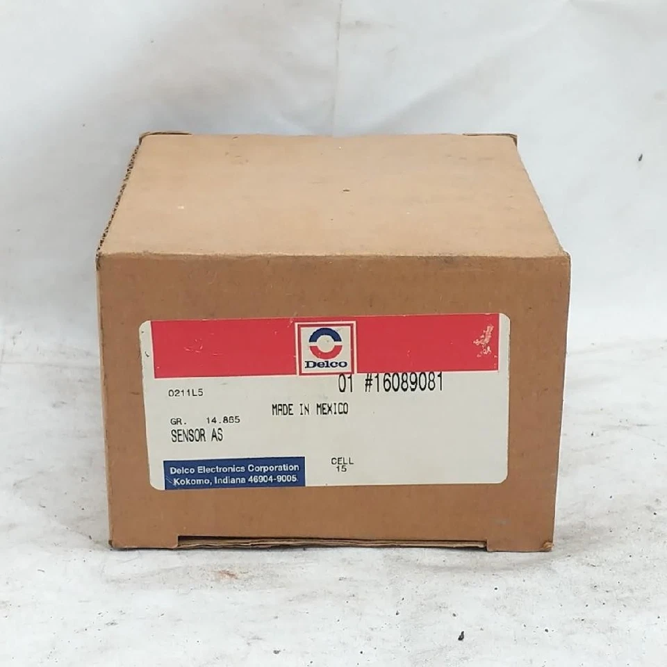 Sensor de choque de impacto delantero Chevrolet Beretta 1992-1993 GM Delco 16089081 OEM NORS Foto 4 de 4