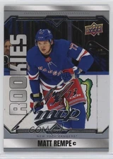 2024-25 Upper Deck MVP SP Rookies Silver Script Matt Rempe #240 Rookie RC