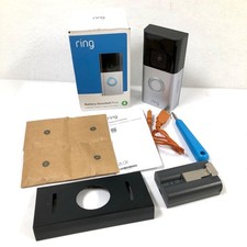 Ring Battery Doorbell Plus 5F77E9 - Satin Nickel