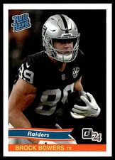 2024 Panini Instant NFL Brock Bowers RATED ROOKIE RETRO 1/890 SP Raiders #15 RC