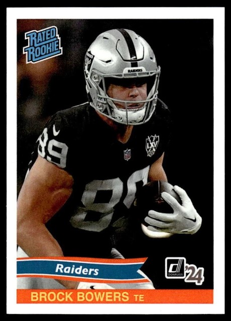 2024 Panini Instant Brock Bowers RATED ROOKIE RETRO 1/890 SP Raiders #RRR-15 RC