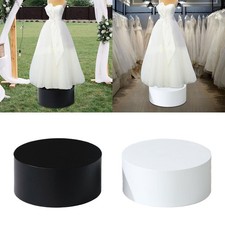 Round Mannequin Display Pedestal Stand Prop 15.75"x7.87" Base Platform for Model