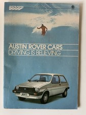 Austin, Morris, MG, Rover, Triumph Original Sales Brochure 1984 -With Trim Guide
