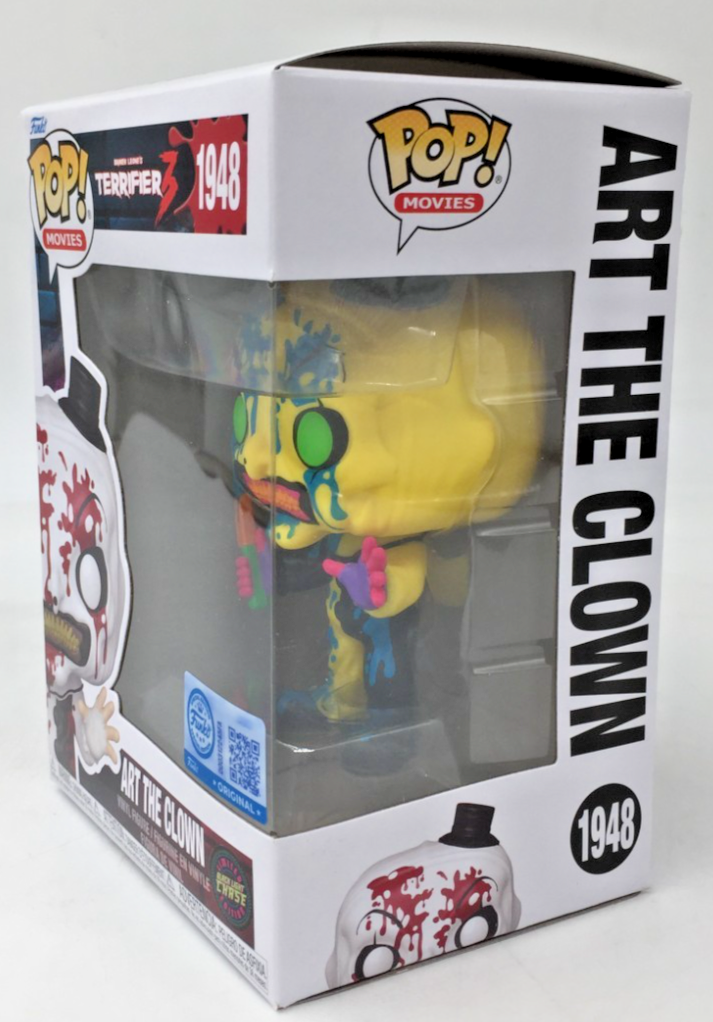 Funko POP! Terrifier Art The Clown Bloody #1948 Glows CHASE Funko