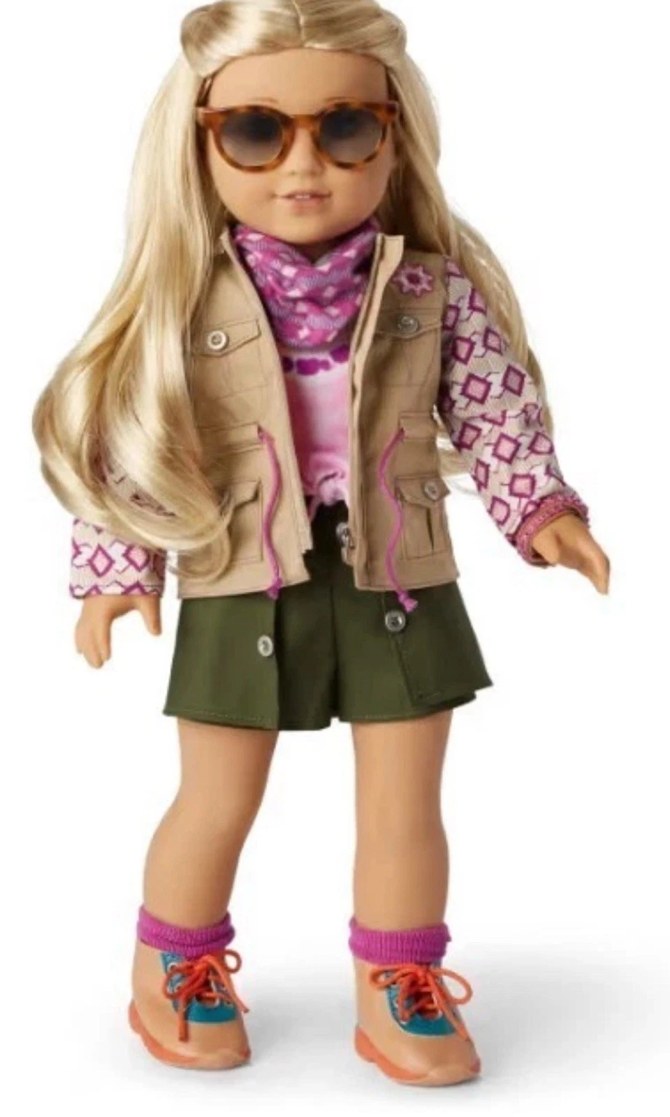 American Girl Kira's Outdoor Accessories Jacket Scarf and Sunglasses
Opens in a new window or tab