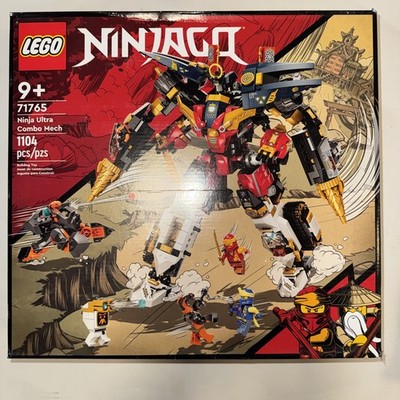 LEGO NINJAGO 71765 Ninja Ultra Combo Mech 1104pc Box Retired 4 In 1 Set 7 Minis