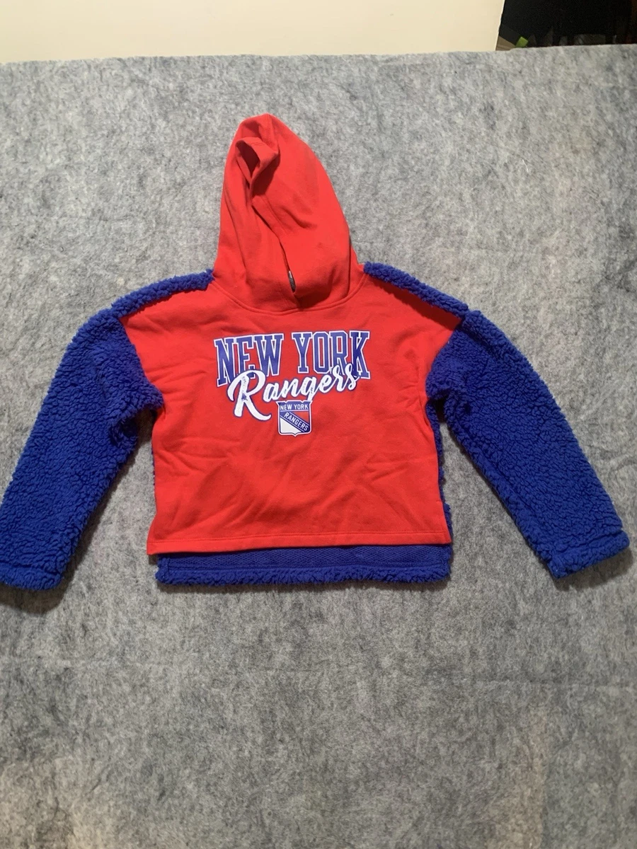 Sweat à Capuche New York Rangers – NHL, Taille M, Rouge (Fanatics) Occasion
