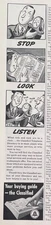 Bell System Classified Telephone Directory Vintage Print Ad 1942 Illustrated u