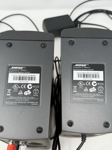 Bose Companion 2 Series II Multimedia Computer Speakers with Power & Cables - Photo 4/4