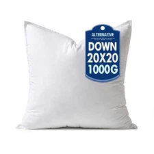 MIULEE 20x20 Down Alternative Pillow Insert Decorative Throw Pillow 20 Inch