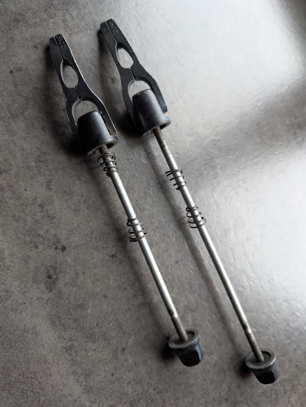 Fulcrum Quick Release Skewer Set Front Rear Road Bike