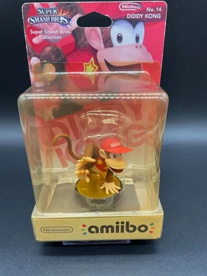 Diddy Kong No. 14 - Super Smash Bros. -Nintendo Amiibo - OVP/BOXED  #  NEU / OVP - Bild 1 von 4