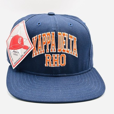 Vintage Kappa Delta RHO SnapBack Hat Greek Fraternity NOS DS USA College Frat