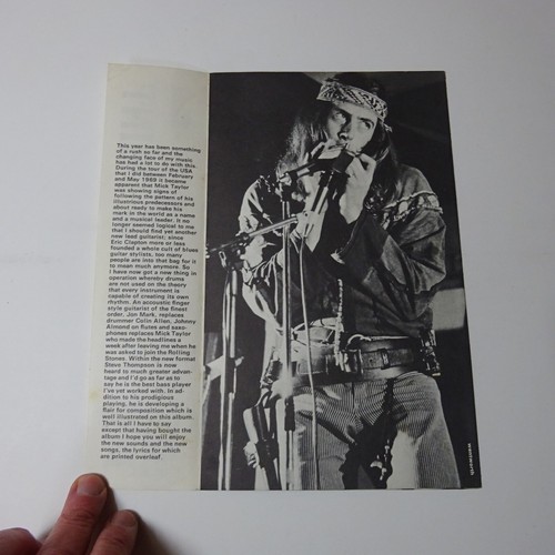 JOHN MAYALL The Turning Point Publicity Pamphlet - Bild 2 von 4