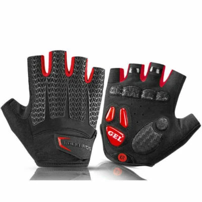 ROCKBROS Fahrradhandschuhe Halbfinger Handschuhe MTB Sport Gr.M-XXL Damen/Herren