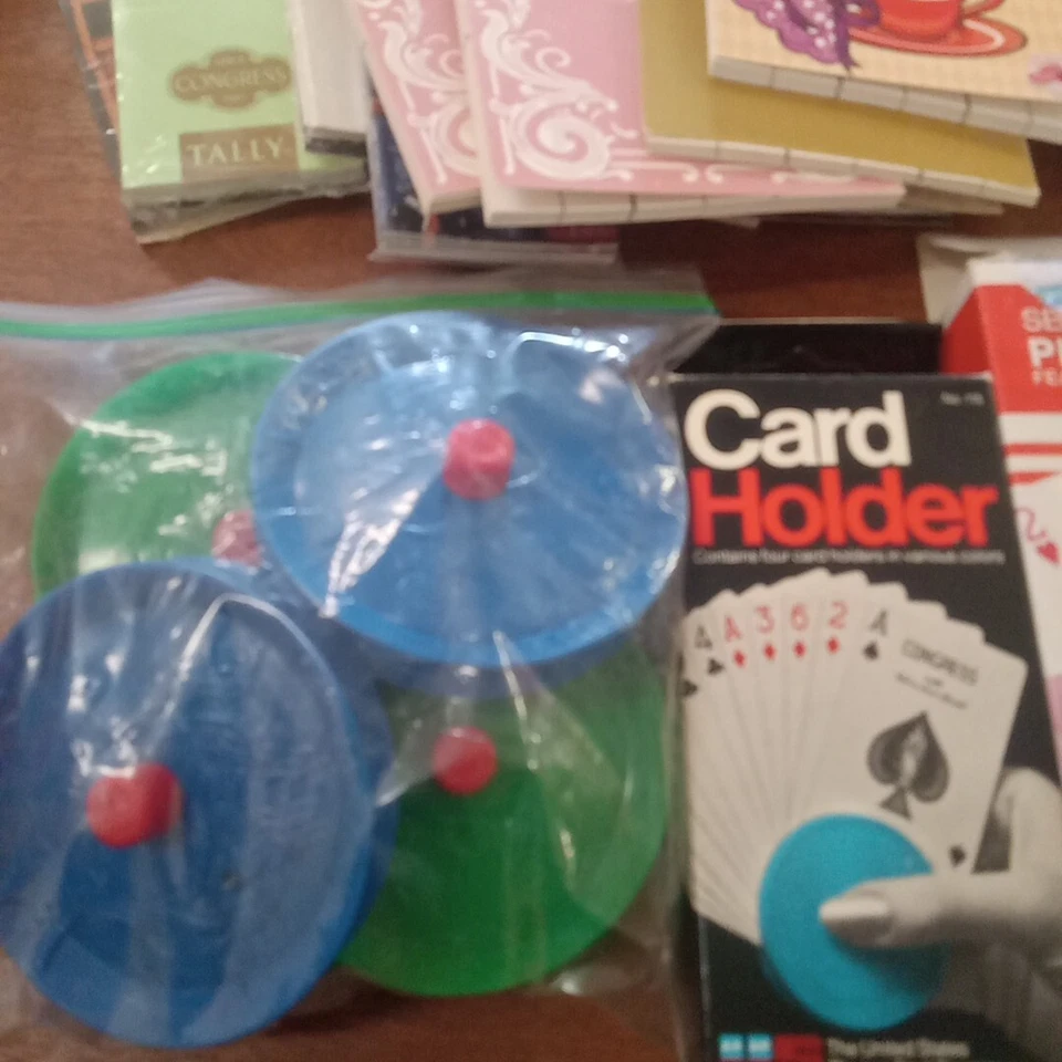 Bridge Game Score Cards Tally Books Large Lot Some Used Some Unopened Vintage - Image 2 of 4