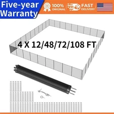 🔥4Ft x 12/48/72/108Ft Fence for Inground and Above Ground Pool Mesh Pool Safety