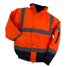 Winterjacke Warnjacke Bomberjacke URG HSV BOMBER ORANGE Herrenjacke Jacke SALE