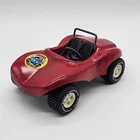 Vintage 1970's Tonka Fun Buggy 6 1/2" Red Beach Dune Buggy Toy Car