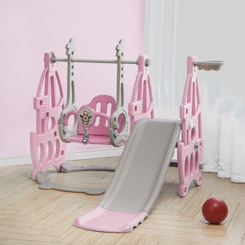 Toddler Outdoor Garden Swing Slide & Climber Kids Baby Activities Playground Toy - Picture 5 of 12