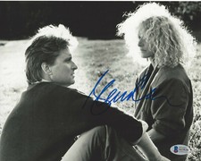 GLENN CLOSE SIGNED 'FATAL ATTRACTION' 8X10 PHOTO 3 ACTRESS PROOF BECKETT COA BAS