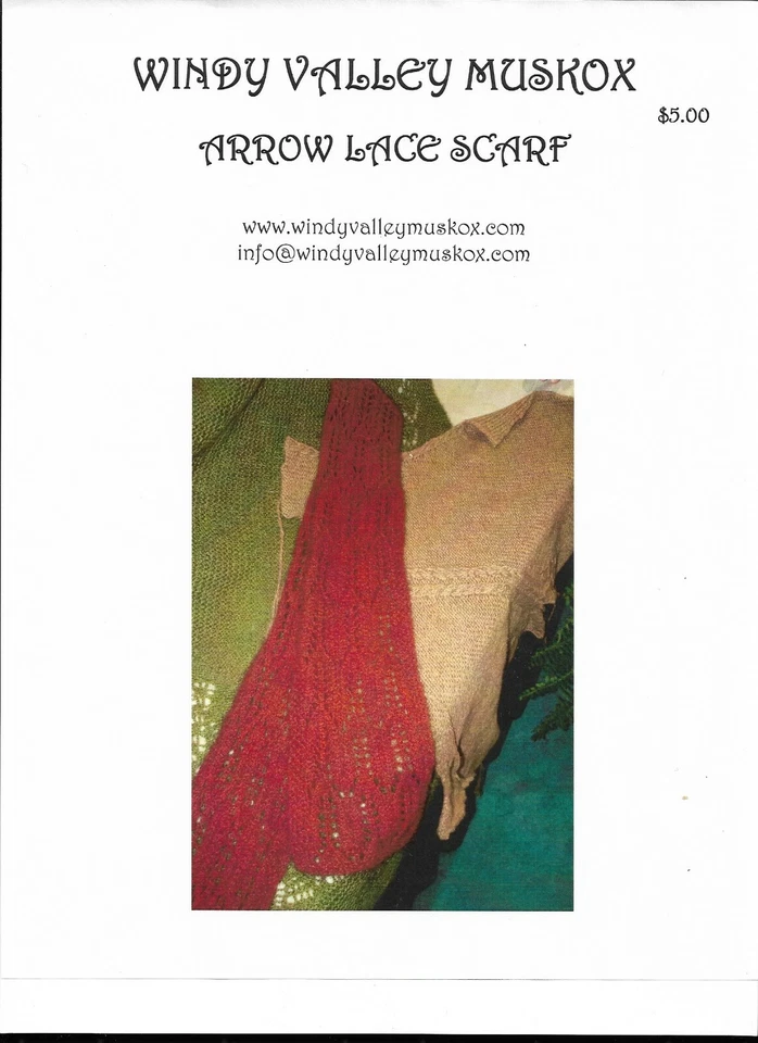 Windy Valley Muskox Scarf & Caplet Knitting Patterns | Scarfs/Caplets,Women, Men - Image 2 of 4