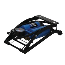 Draper 25996 Double Cylinder Foot Pump with Pressure Gauge Tyre Inflator