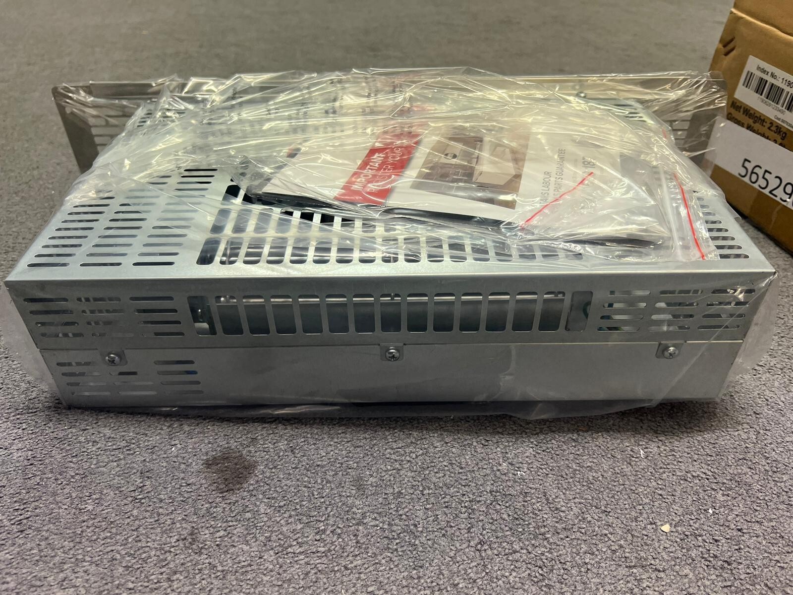 CDA APH02SS 2kW Stainless Steel Slimline Electric Kitchen Plinth Heater