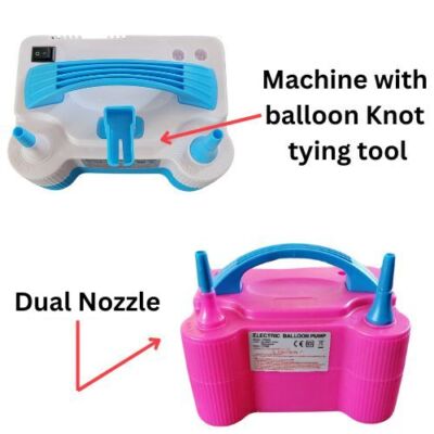 Tragbare elektrische Ballonpumpe mit zwei Düsen High Power Inflator Pumpe 600W